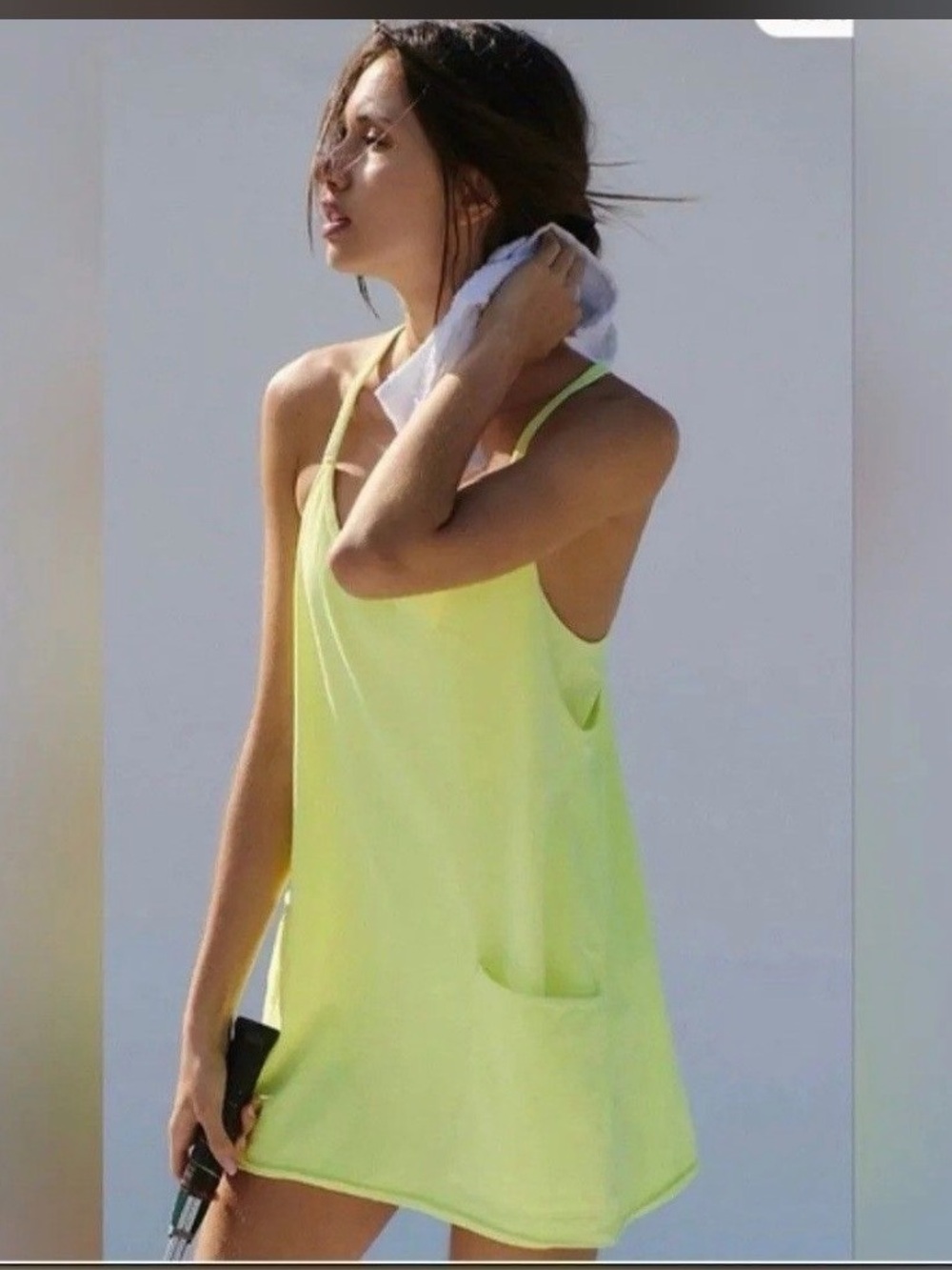 Free people Hot shot mini Dress 🍋